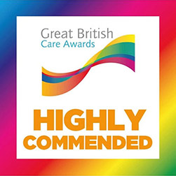 Great British Care Awards Highly Commended